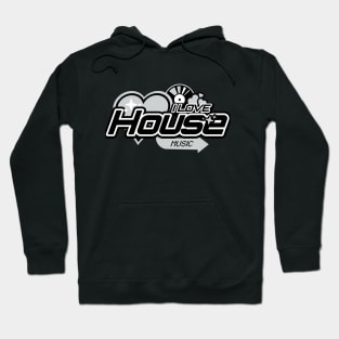 HOUSE  - I LOVE HOUSE Y2K (Grey) Hoodie